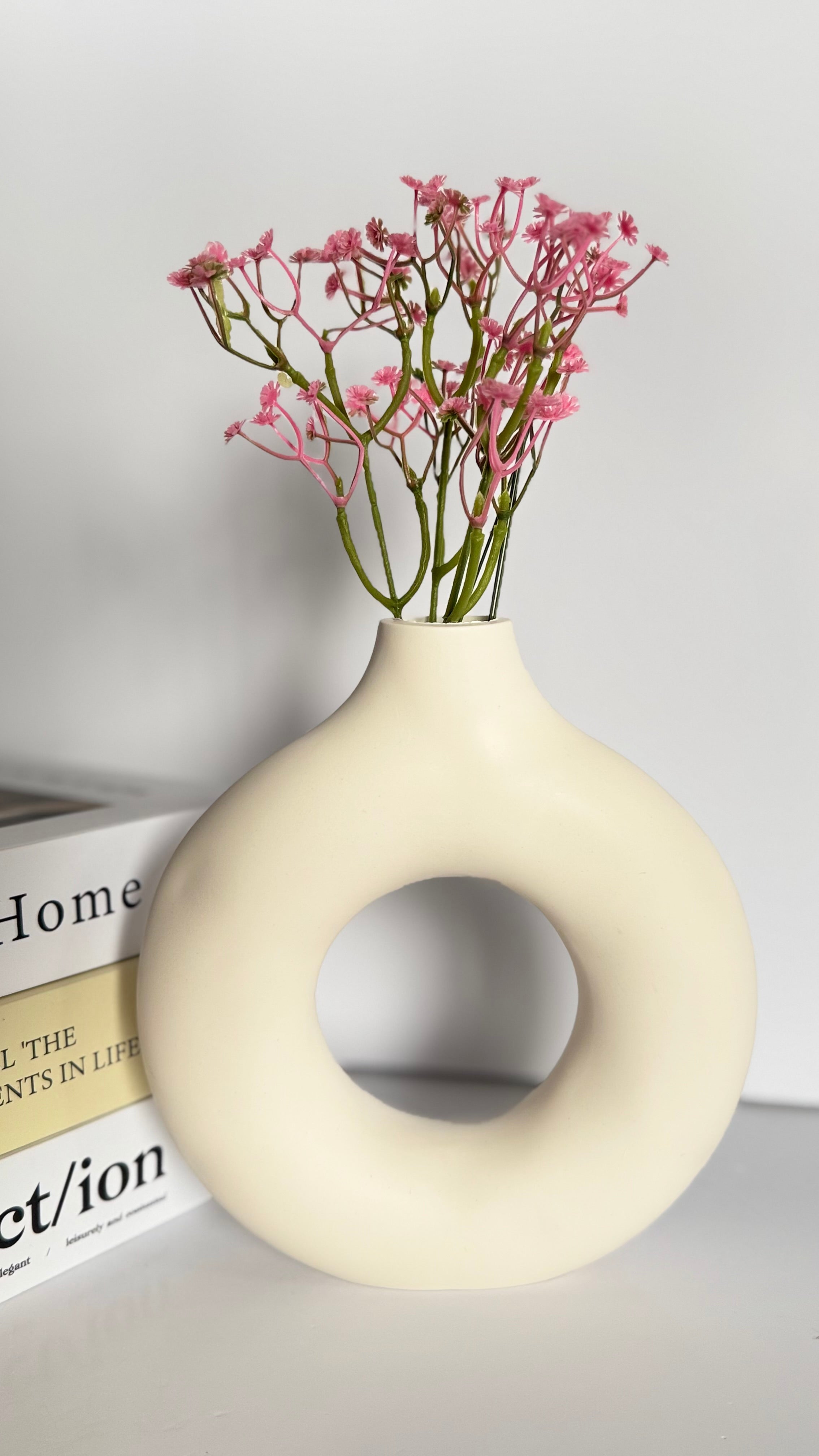 Krispy Crème Vase Set – Modern Donut-Inspired Sculptural Vases (Handmade)