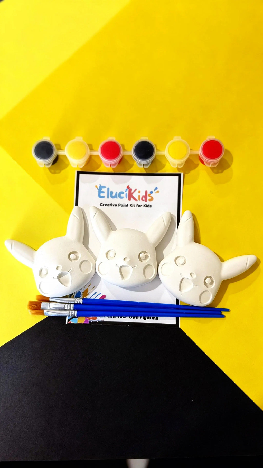 EluciKids Mini Paint Kits for Kids | DIY Craft Activity Set (Princess, Dino, Ocean, Cars & More) Ages 3+